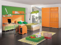 modern-kids-room-with-cool-furniture-design-in-orange-and-green