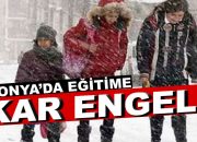 Kar Yağışı İle Eğitime Ara